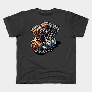 Motorcycle Engine Kids T-Shirt